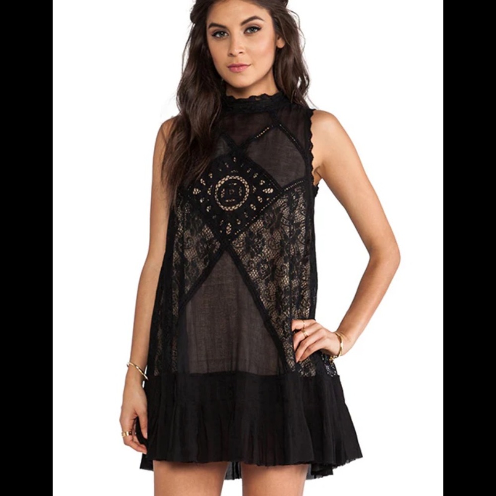 Free people angel lace dress size small